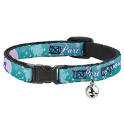 Cat Collar Breakaway - Little Mermaid Silhouette Scenes PART OF YOUR WORLD Blues Breakaway Cat Collars Disney   