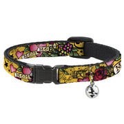 Cat Collar Breakaway - Mom & Mom Yellow Breakaway Cat Collars Buckle-Down   