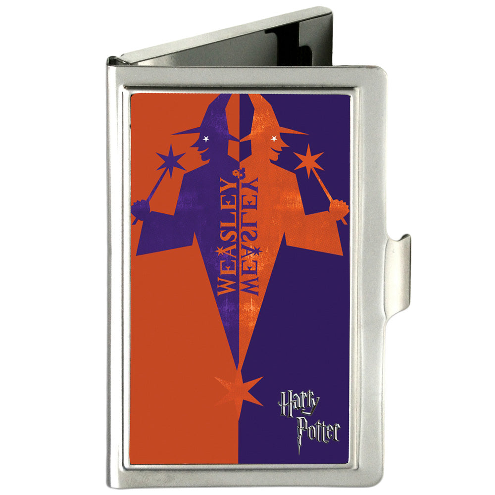 Buckle Down Metal Wallet – Harry Potter Gringotts Bank Logo | Edelstahl Kartenetui Mit Schnappverschluss