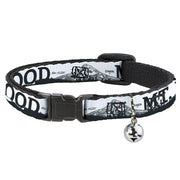 Cat Collar Breakaway - Orgeon MT. HOOD Scenery White Grays Breakaway Cat Collars Buckle-Down   