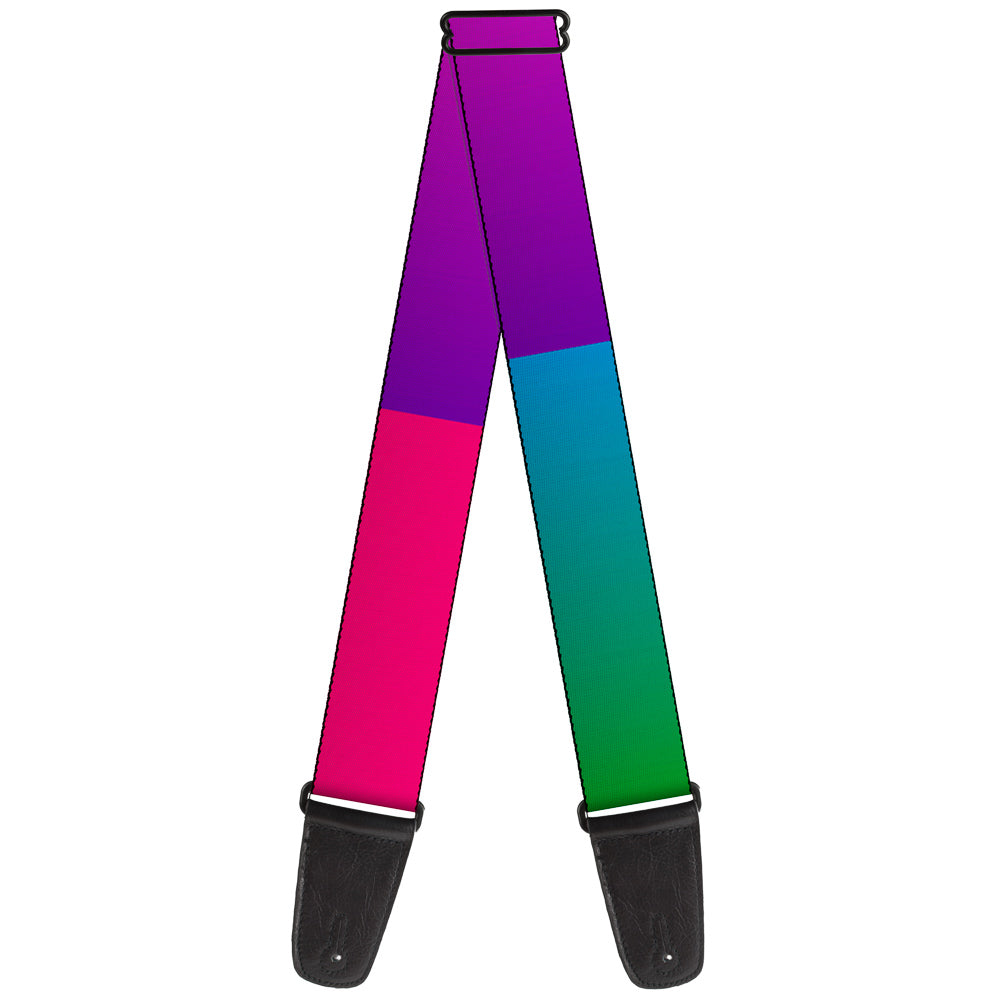Guitar Strap - Multi Color Blocks Guitar Straps Buckle-Down   