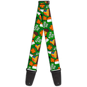 Guitar Strap - St Pat's 4-Buttons Stacked Guitar Straps Buckle-Down   