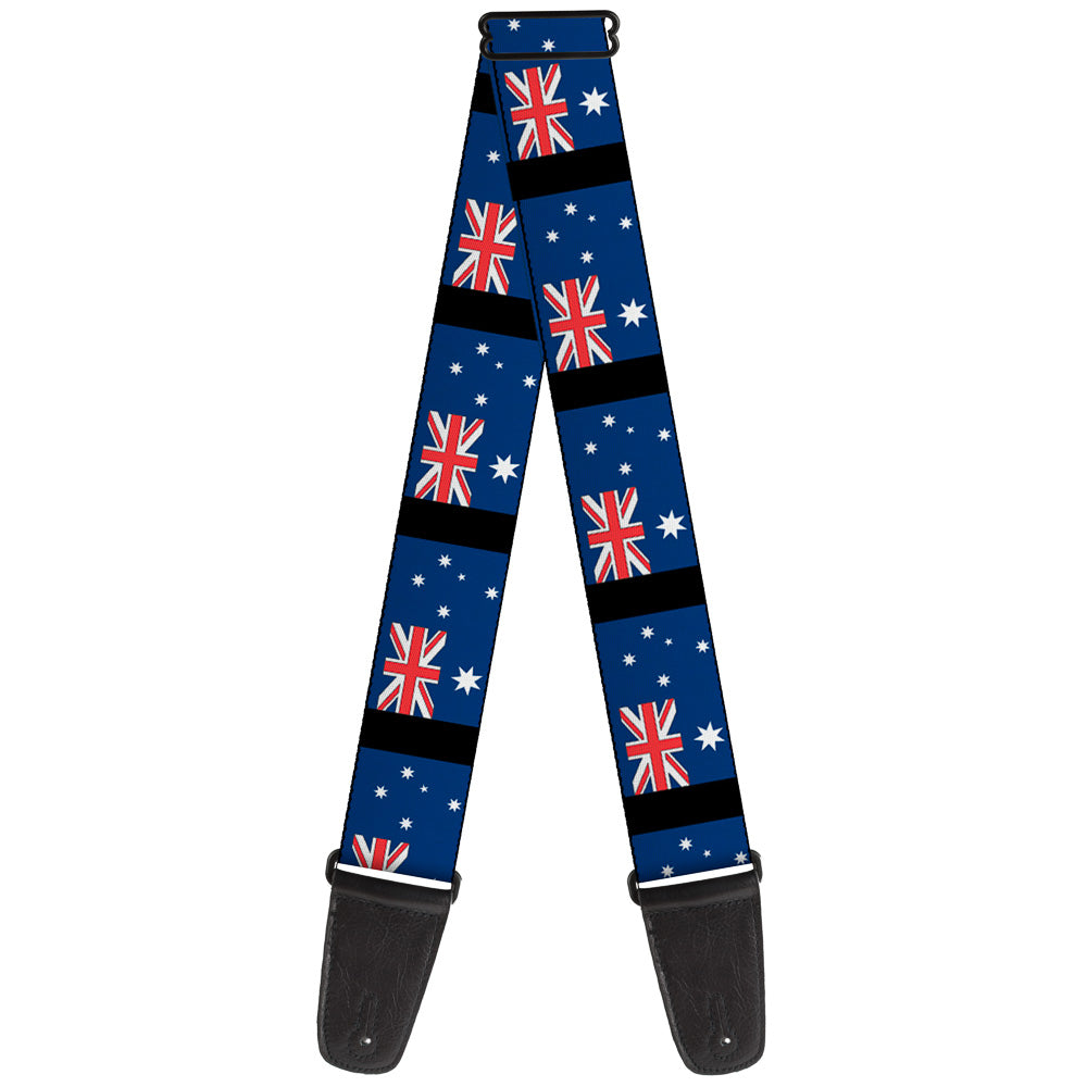 Guitar Strap - Australia Flags Guitar Straps Buckle-Down   