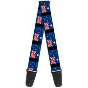 Guitar Strap - Australia Flags Guitar Straps Buckle-Down   