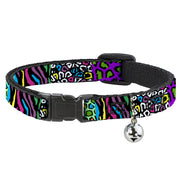 Cat Collar Breakaway - Animal Skins & Stripes 2 Breakaway Cat Collars Buckle-Down   