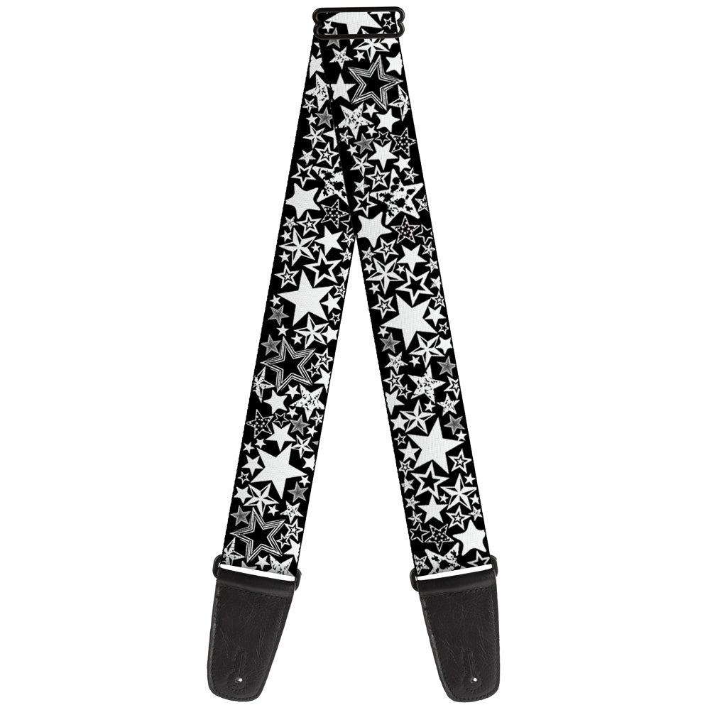 Guitar Strap - Stargazer Black White Guitar Straps Buckle-Down   