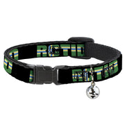 Cat Collar Breakaway - RCTID Black Portland Flag Breakaway Cat Collars Buckle-Down   