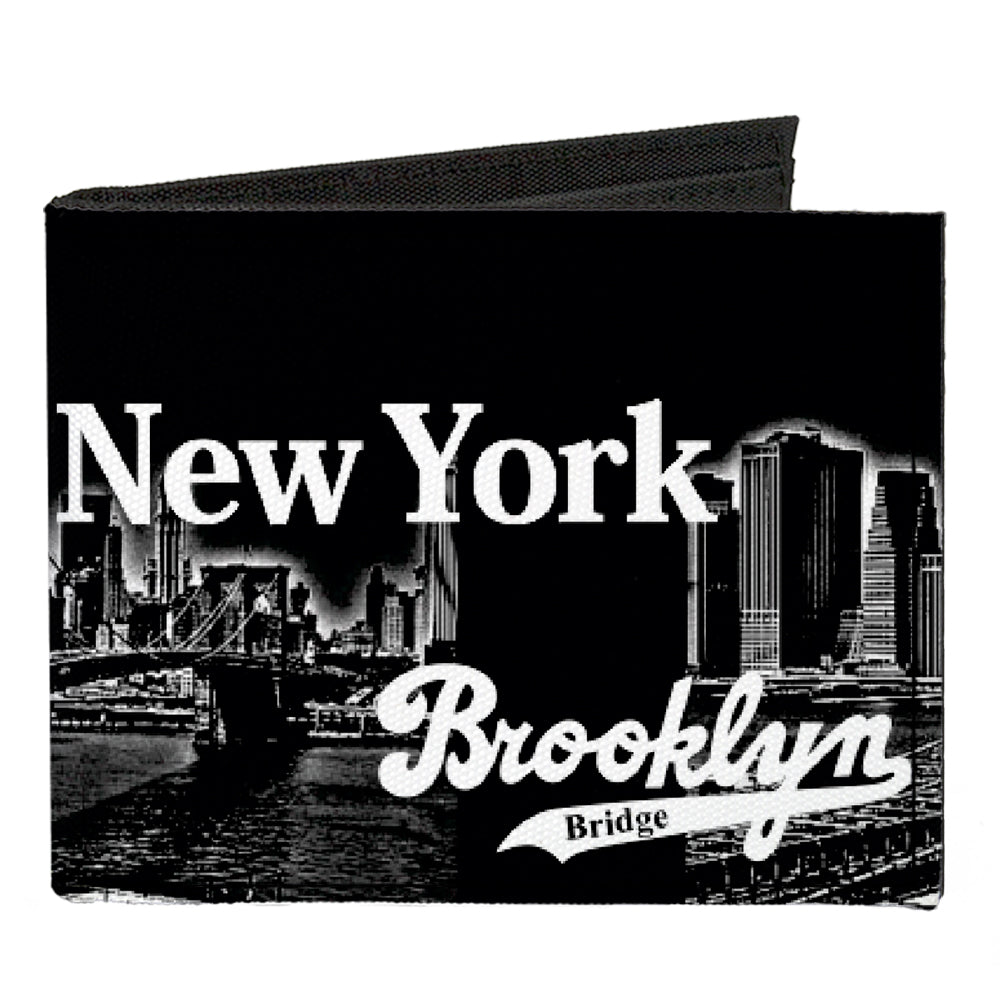 Canvas Bi-Fold Wallet - Brooklyn New York Canvas Bi-Fold Wallets Buckle-Down   