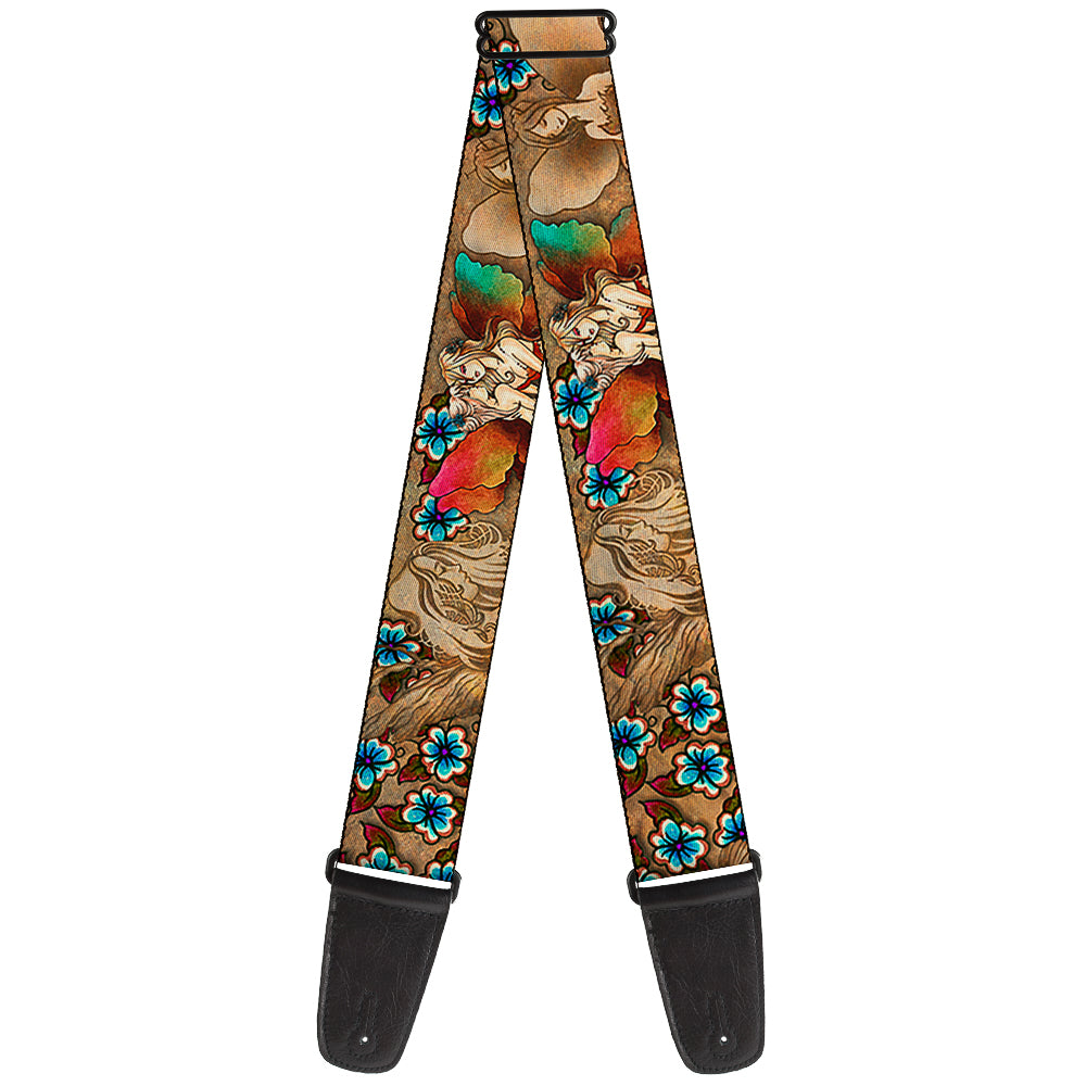 Guitar Strap - Tattoo Johnny-Fairies Guitar Straps Tattoo Johnny