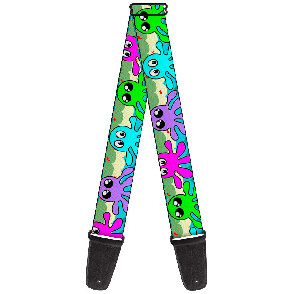 Guitar Strap - Octopus Cartoon Guitar Straps Buckle-Down   