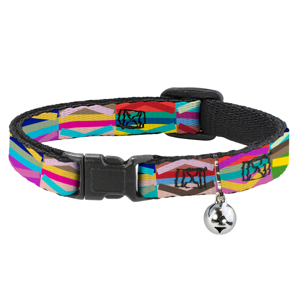 Cat Collar Breakaway - Geometric10 Multi Color Breakaway Cat Collars Buckle-Down   