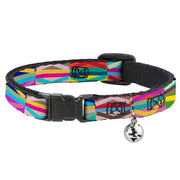 Cat Collar Breakaway - Geometric10 Multi Color Breakaway Cat Collars Buckle-Down   