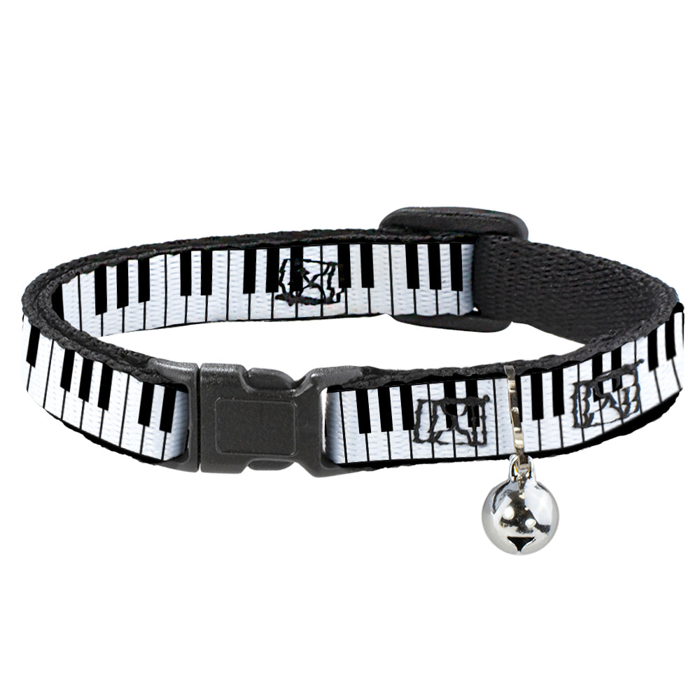 Cat Collar Breakaway - Piano Keys Breakaway Cat Collars Buckle-Down   