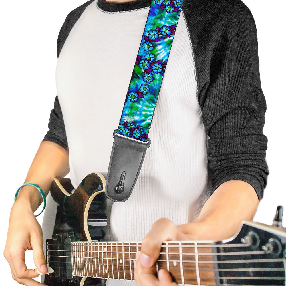 Guitar Strap - Tattoo Johnny-Blue Hair Guitar Straps Tattoo Johnny
