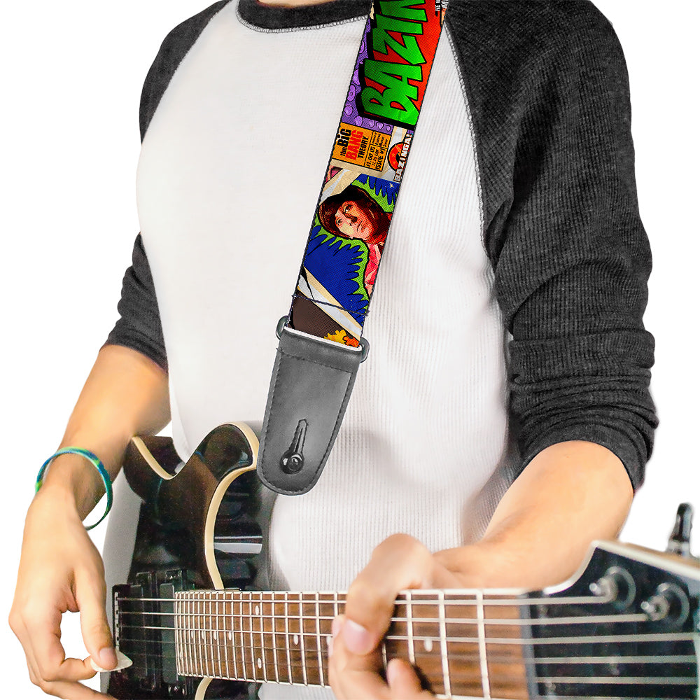 Guitar Strap - The Big Bang Theory Comic Strip Guitar Straps The Big Bang Theory   