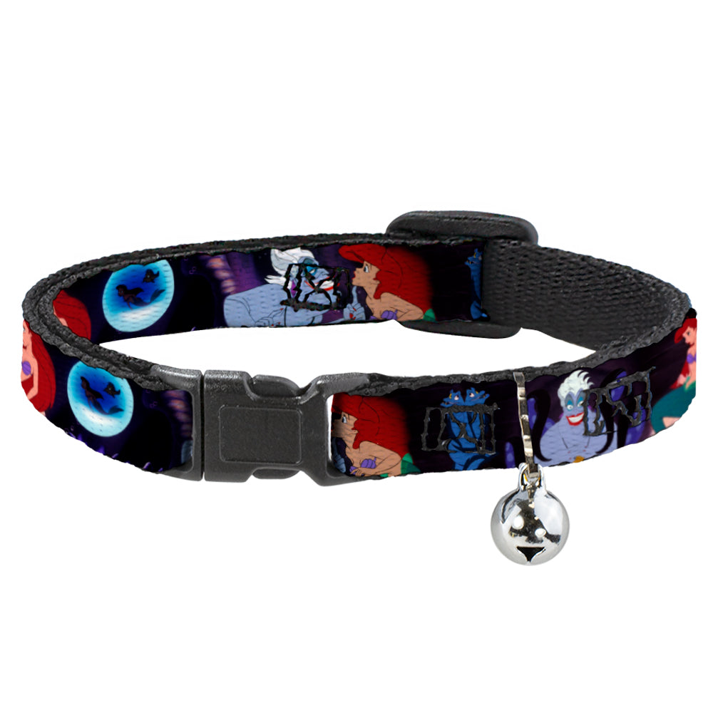 Cat Collar Breakaway - The Little Mermaid Ariel & Ursula Scenes Breakaway Cat Collars Disney   