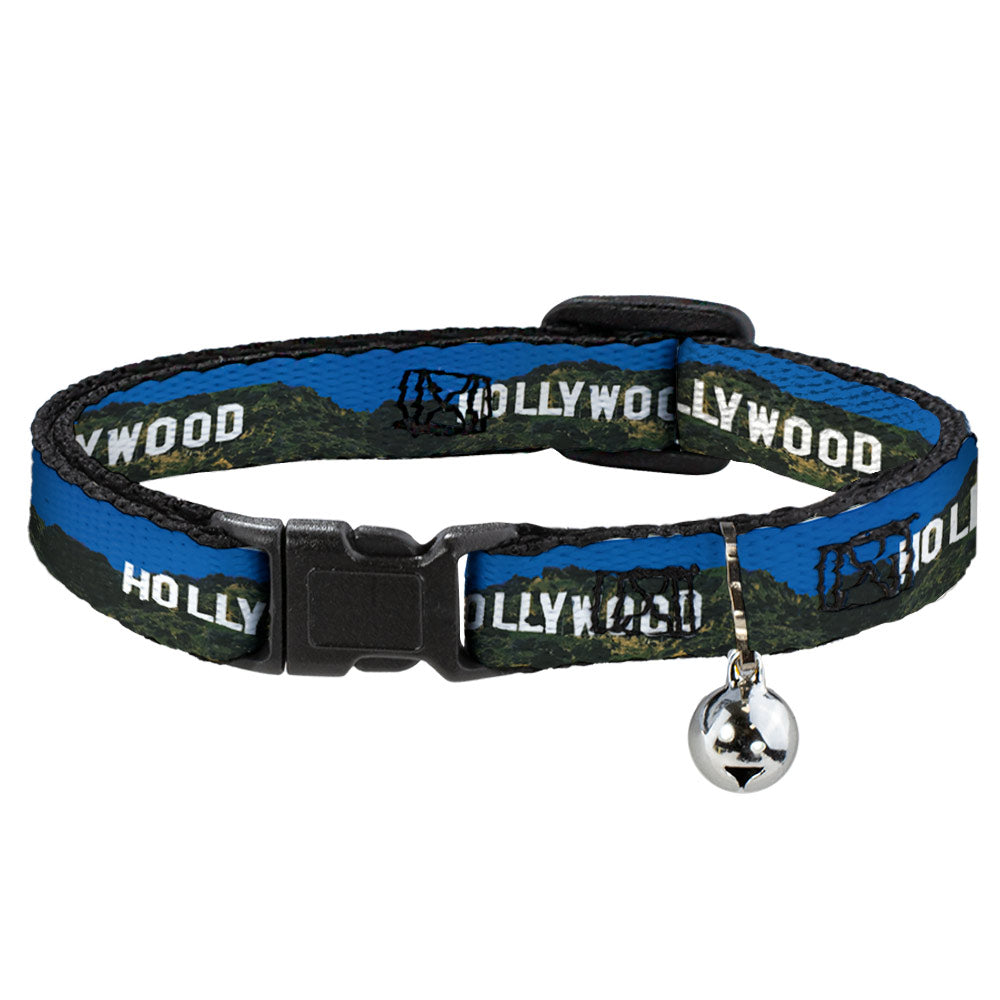 Cat Collar Breakaway - Vivid HOLLYWOOD Sign Breakaway Cat Collars Buckle-Down   