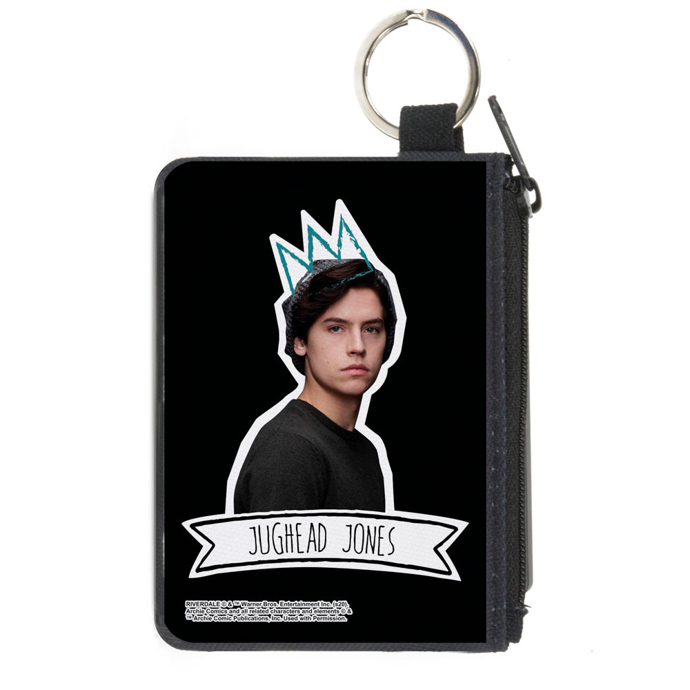 Canvas Zipper Wallet - MINI X-SMALL - Riverdale JUGHEAD JONES Crown Pose Canvas Zipper Wallets Riverdale   