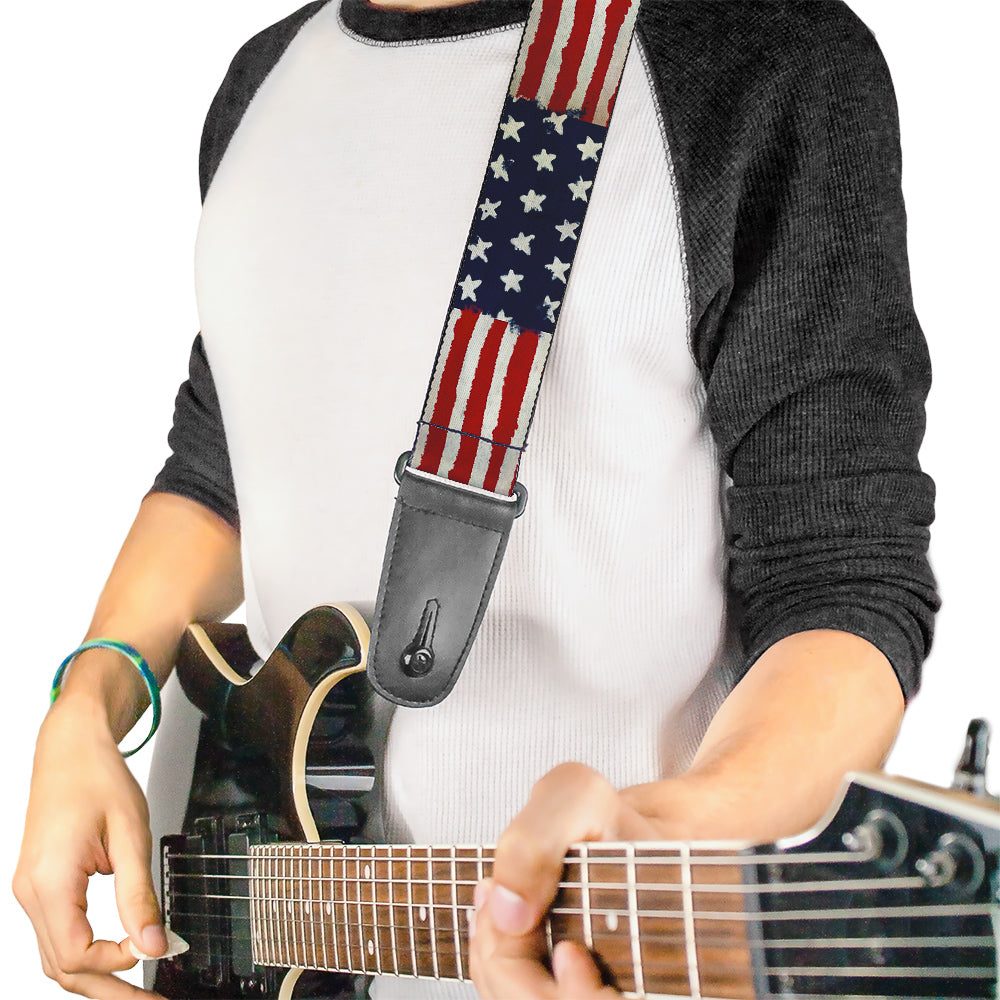 Guitar Strap - Stars & Stripes Painting Guitar Straps Buckle-Down   