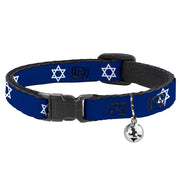Cat Collar Breakaway - Star of David Breakaway Cat Collars Buckle-Down   