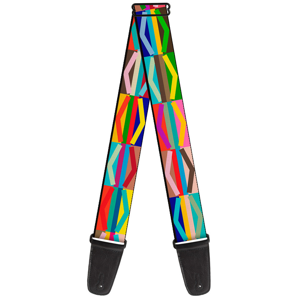 Guitar Strap - Geometric10 Multi Color Guitar Straps Buckle-Down   