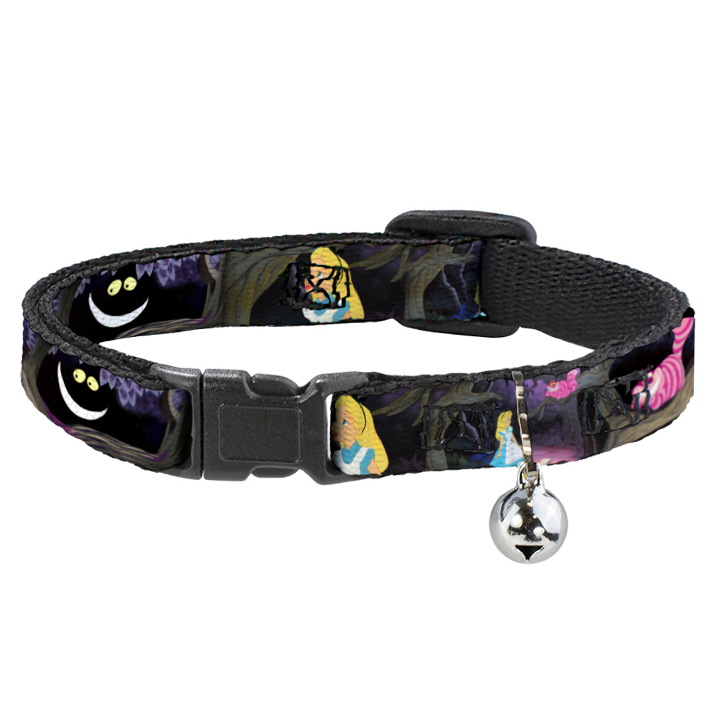 Cat Collar Breakaway - Alice & the Cheshire Cat Scenes Breakaway Cat Collars Disney   