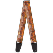 Guitar Strap - Landscape Desert Cacti Guitar Straps Buckle-Down   