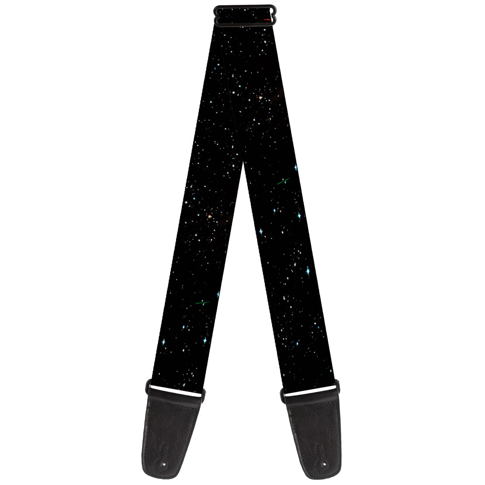 Guitar Strap - Deep Space2 Black White Guitar Straps Buckle-Down   