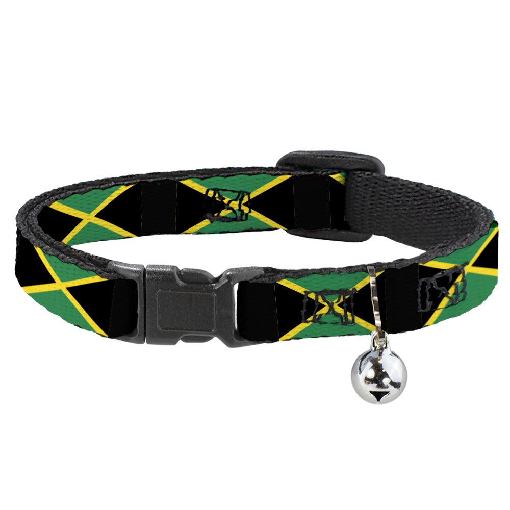 Cat Collar Breakaway - Jamaica Flags Breakaway Cat Collars Buckle-Down   