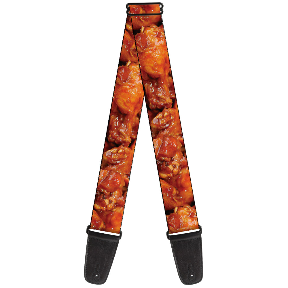 Guitar Strap - Vivid Hot Wings Stacked Guitar Straps Buckle-Down   