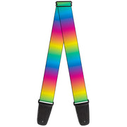 Guitar Strap - Rainbow Ombre Guitar Straps Buckle-Down   