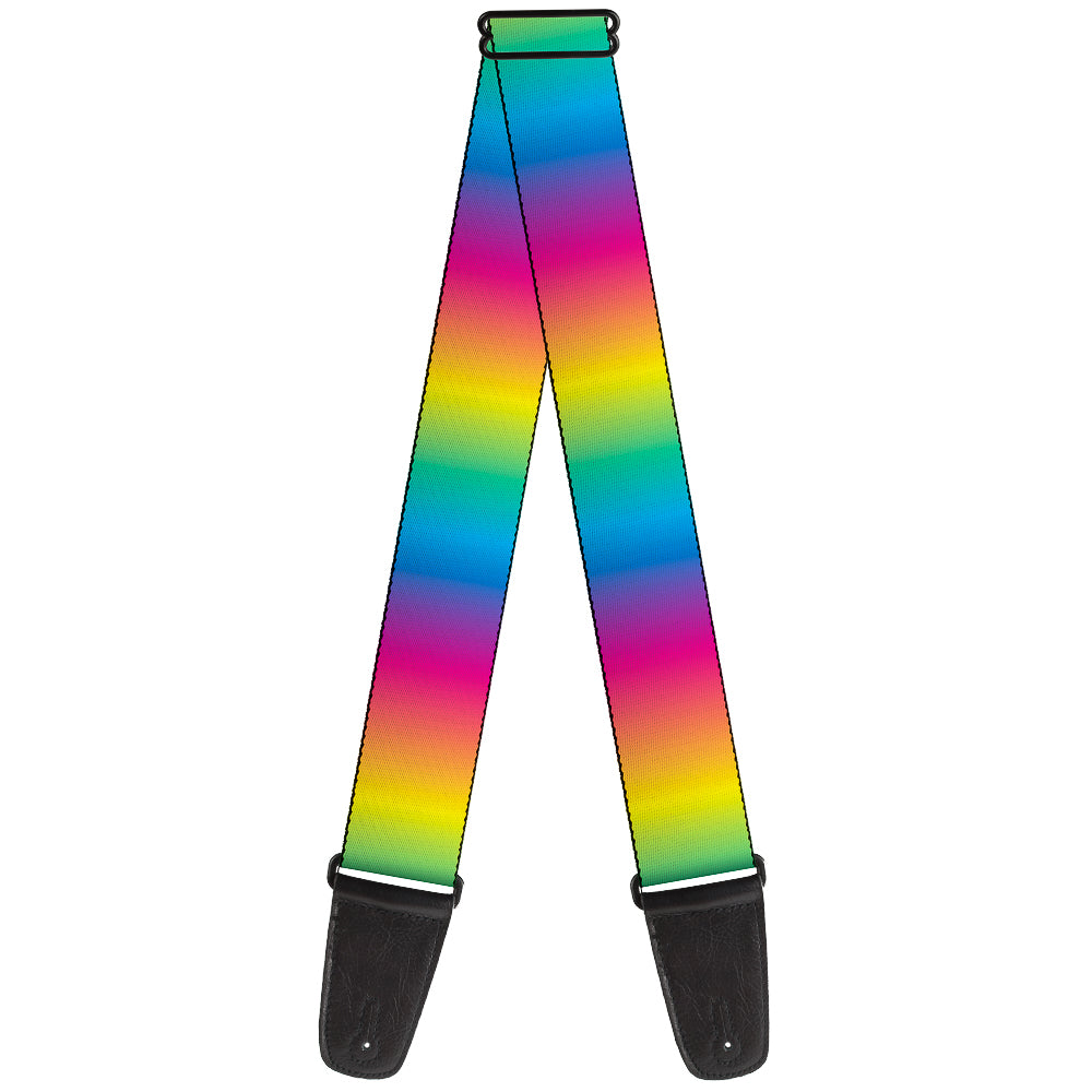 Guitar Strap - Rainbow Ombre Guitar Straps Buckle-Down   