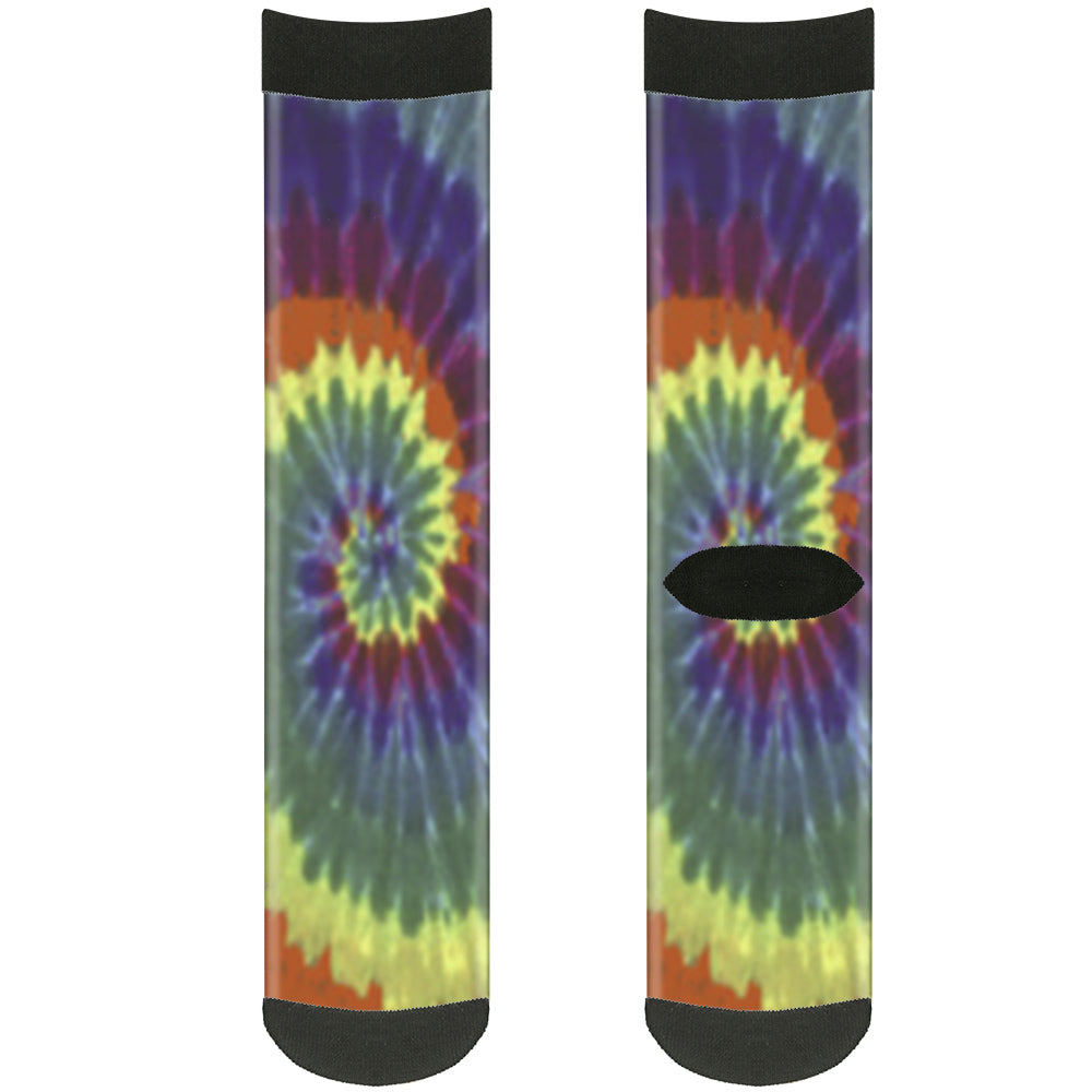 Sock Pair - Polyester - Buckle-Down Tie Dye - CREW Socks Buckle-Down   