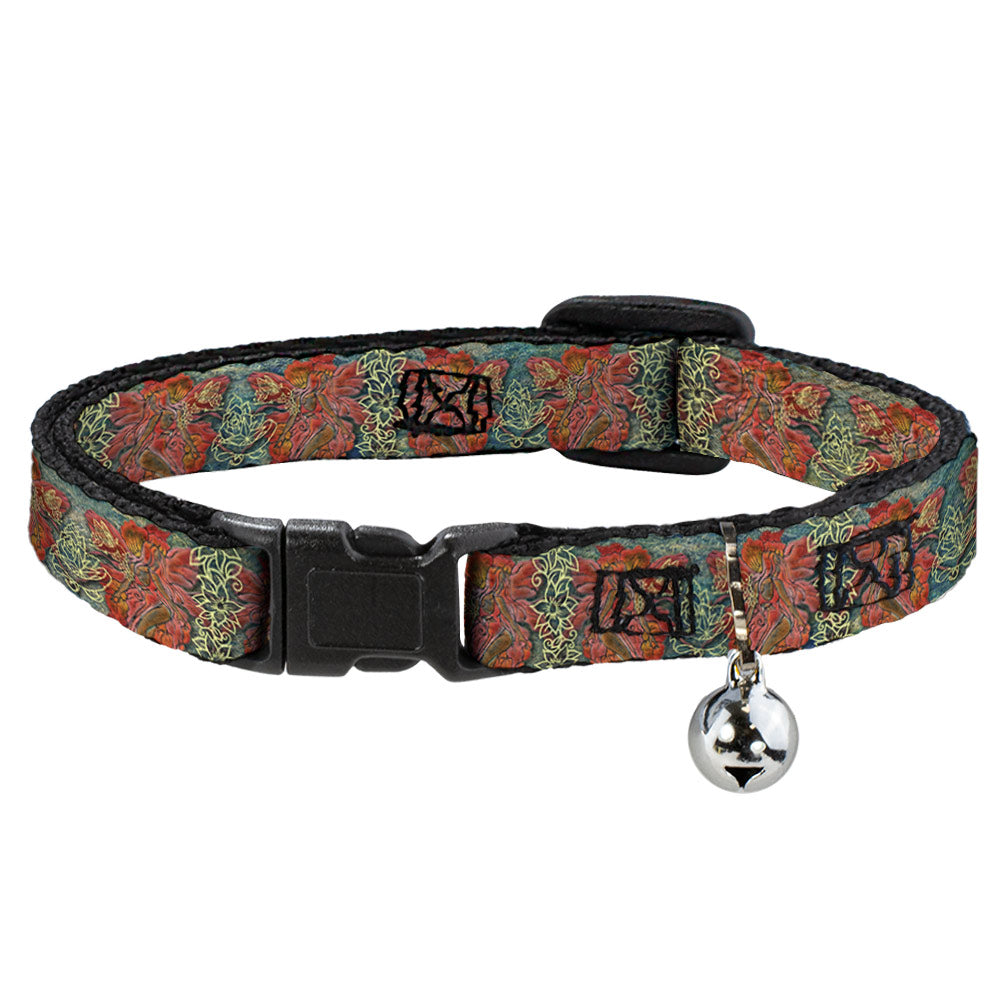 Cat Collar Breakaway - Tattoo Johnny-Andrea Red Fairy 3 Breakaway Cat Collars Tattoo Johnny   