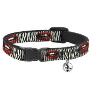 Cat Collar Breakaway - Mouth Zebra Breakaway Cat Collars Buckle-Down   