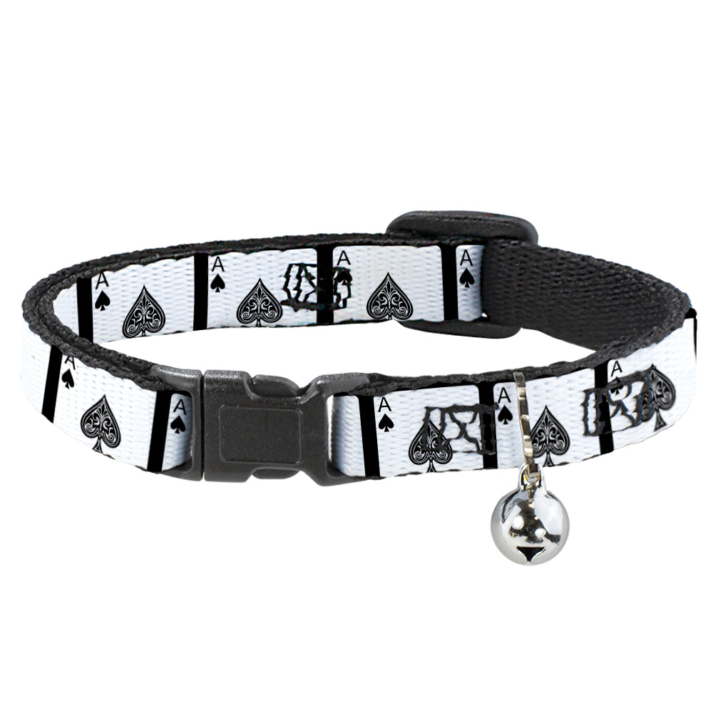 Cat Collar Breakaway - Ace of Spades Breakaway Cat Collars Buckle-Down   