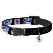 Cat Collar Breakaway with Bell - Thor SON OF ODIN Hamner Icon Black White Blues Breakaway Cat Collars Marvel Comics   