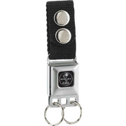 Keychain - SHELBY Tiffany Split Full Color Black White Keychains Shelby