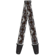 Guitar Strap - Navajo2 Grays Guitar Straps Buckle-Down   