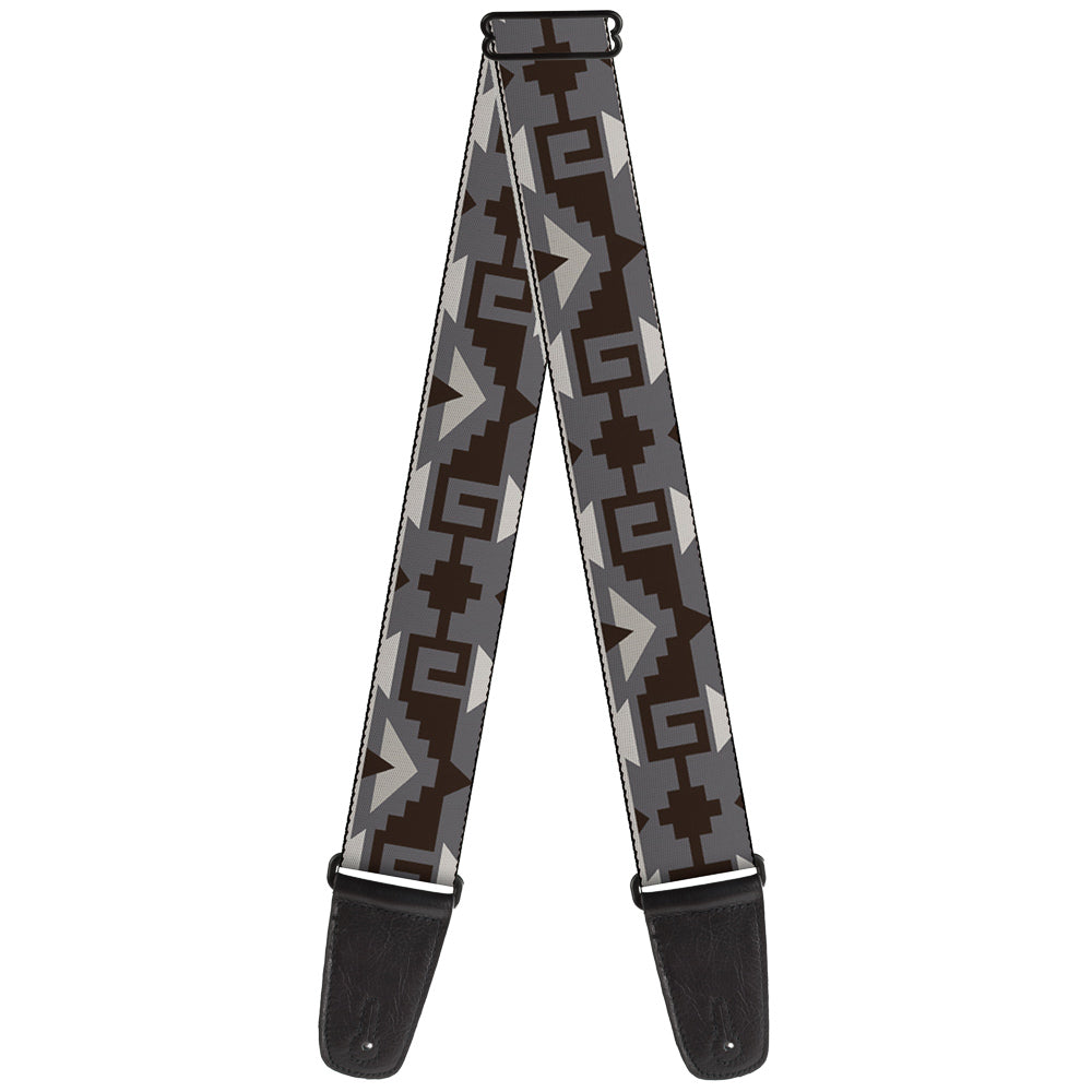 Guitar Strap - Navajo2 Grays Guitar Straps Buckle-Down   