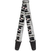 Guitar Strap - Rabid Bunny Guitar Straps Buckle-Down   