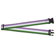 Luggage Strap - 2.0" - Flag Genderqueer Lavender White Green Luggage Straps Buckle-Down   