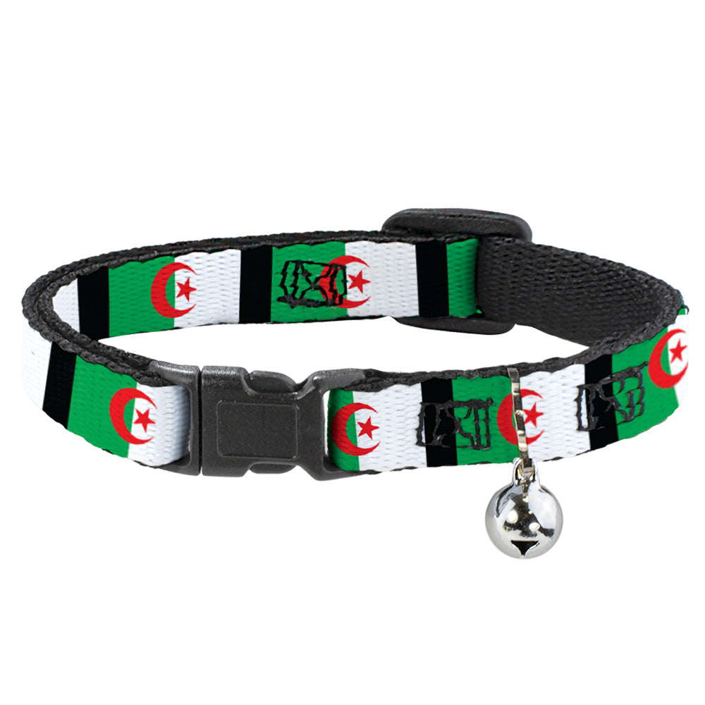 Cat Collar Breakaway - Algeria Flags Breakaway Cat Collars Buckle-Down   