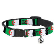 Cat Collar Breakaway - Algeria Flags Breakaway Cat Collars Buckle-Down   