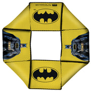 Dog Toy Squeaky Octagon Flyer - Batman JL Rebirth Pose Bat Icon Yellow Dog Toy Squeaky Octagon Flyer DC Comics   