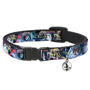 Cat Collar Breakaway - Buzz Lightyear Action Poses Stacked Breakaway Cat Collars Disney   