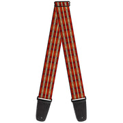 Guitar Strap - Americana Plaid2 Guitar Straps Buckle-Down   