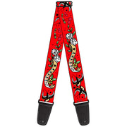 Guitar Strap - Lucky Red Guitar Straps Buckle-Down   