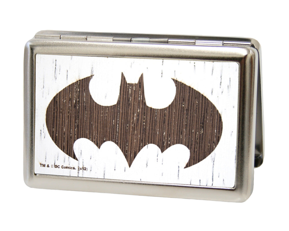 Business Card Holder - LARGE - Batman GW White Metal ID Cases DC Comics   