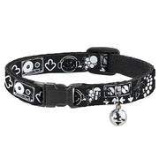Cat Collar Breakaway - Music Happy Face Breakaway Cat Collars Buckle-Down   